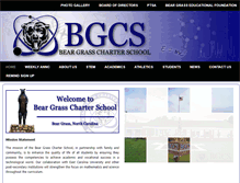 Tablet Screenshot of beargrasscharter.org